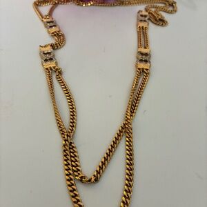 90’s gold tone necklace